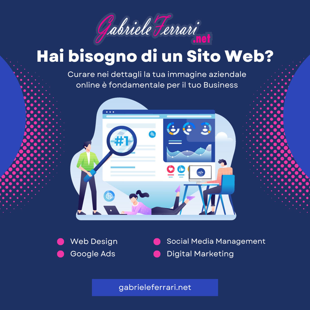 Siti web Modena | Gabriele Ferrari | 3357682392